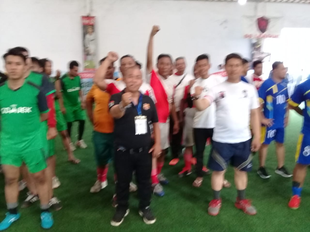 Tim Futsal Pewarta Polres Pelabuhan Belawan Menang Telak Lawan BPC