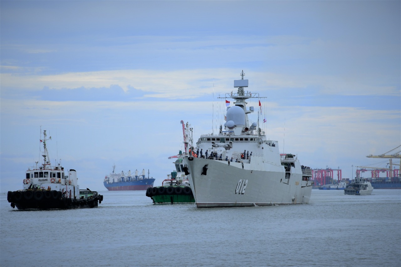 Lantamal 1 Sambut Kapal Perang Vietnam Peserta ASEAN - RUSIA NAVAL EXERCISE 2021