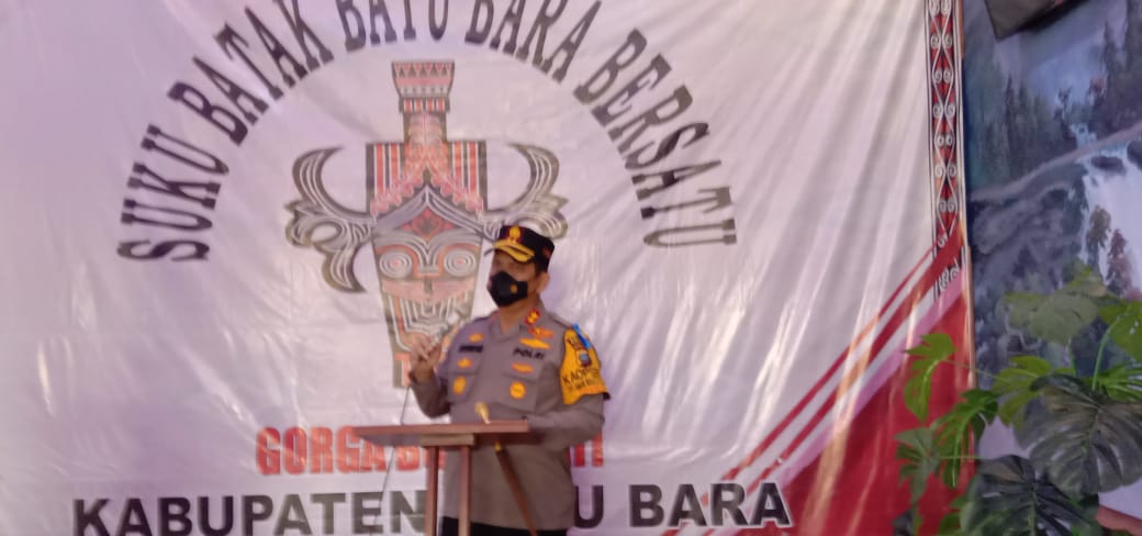 HUT SB4 Ke-2,AKBP Ikhwan Minta Menjaga Kamtibmas Wilkum Polres Batu Bara.