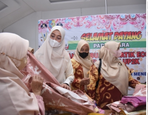 Tim Penggerak PKK Batu Bara Gelar Pelatihan Ecoprinting 