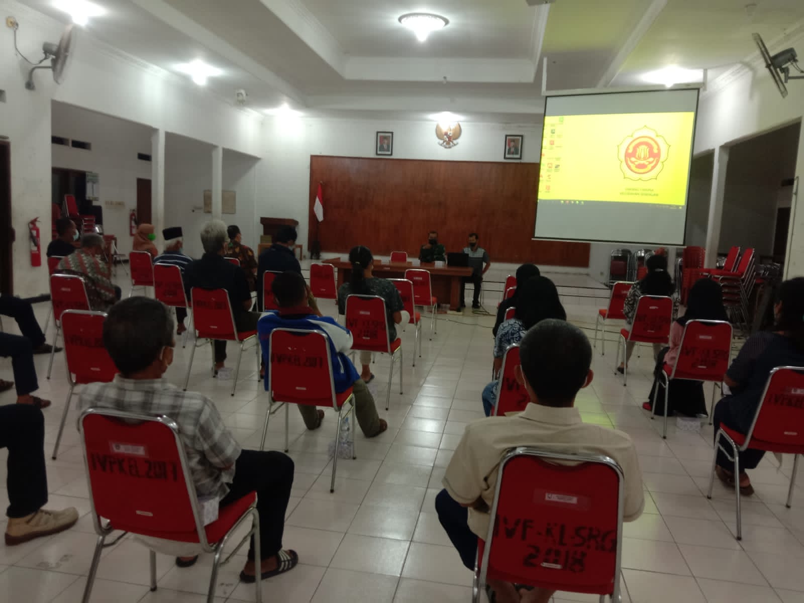 Danramil 03 Serengan Berikan Penyuluhan Wasbang  Kepada Warga Sekitar TMMD Sengkuyung Tahap III