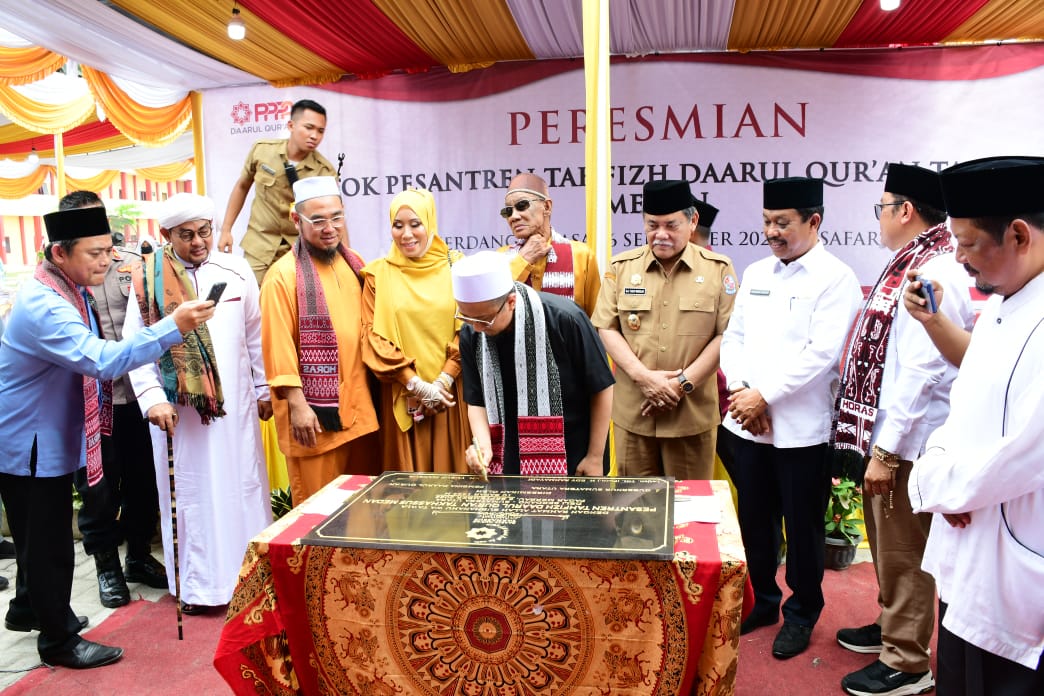 Wabup Deli Serdang Harapkan Pesantren Tahfidz Daarul Qur'an Bangun SDM Unggul dan Berakhlakul Karima