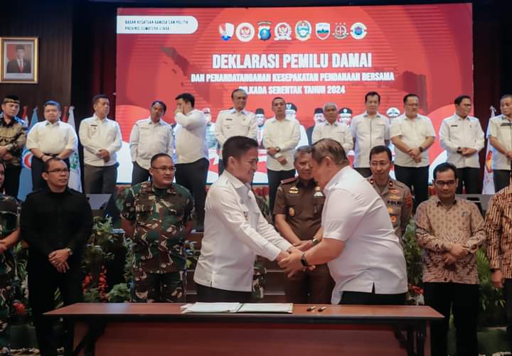 Deklarasi Pemilu Damai, Bupati Eddy Berutu Inginkan Dairi Mampu Tunjukkan Kedewasaan Berdemokrasi
