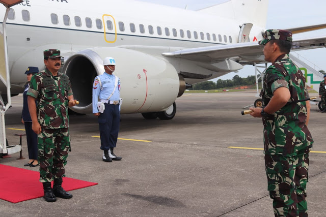 Pangdam I/BB Sambut Kunjungan Panglima TNI ke Batam
