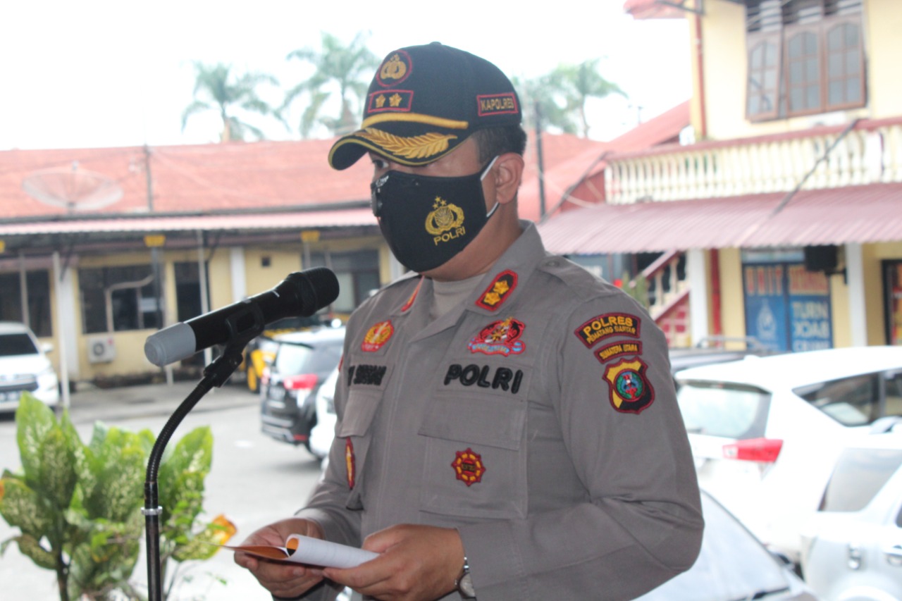 Kapolres Pematangsiantar Pimpin Pemusnahan Barang Bukti Ganja yang Disisihkan