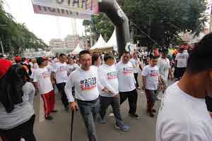 Ribuan Warga Kota Medan Ramaikan Car Free Day dan Senam Jantung Sehat