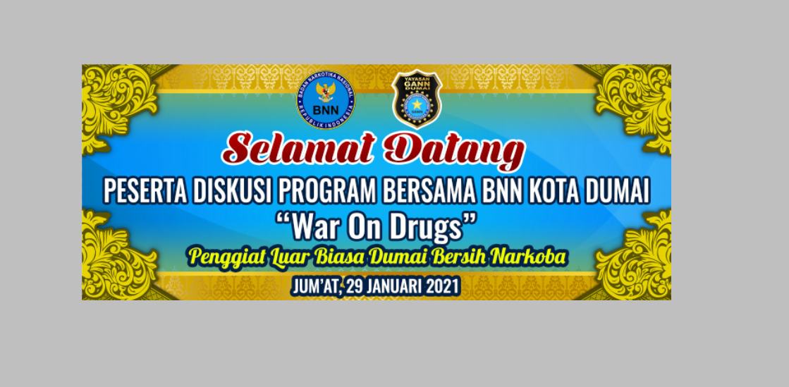 Yayasan GANN Dumai Diskusi Bersama BNN Membahas Program War On Drugs
