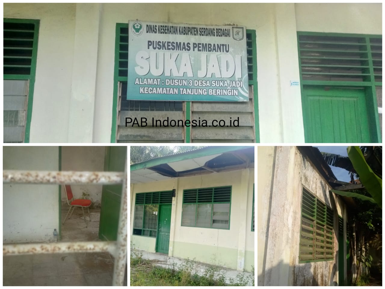 Pustu Terbengkalai  Masyarakat Dusun 3 Desa Sukajadi Tak lagi Menikmati Faskes 
