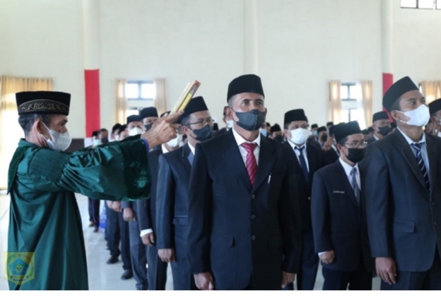 Bupati Lantik Dan Kukuhkan Jabatan Administrasi Pengawas Kedalam Jabatan Fungsional