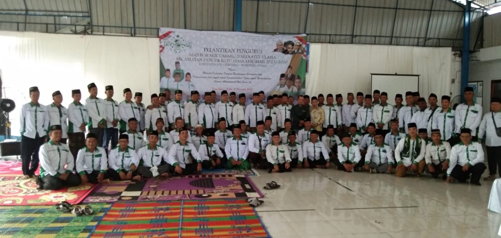 Pelantikan Pengurus Baru MWC NU Pancur Batu Priode 2025-2030 Berjalan Sukses