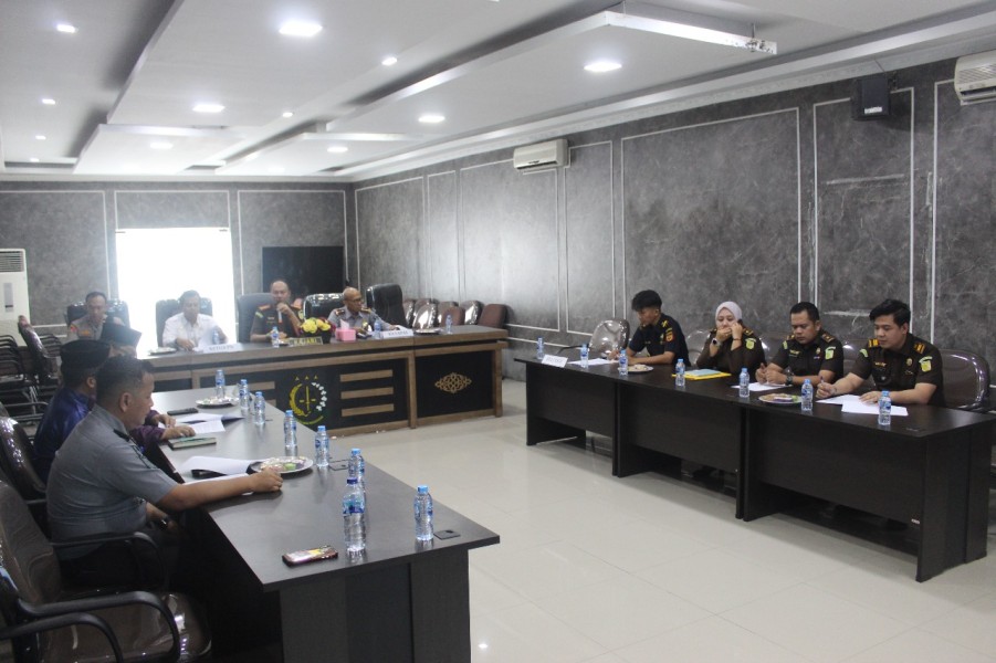 Kalapas Bengkalis Hadiri Rapat MOU Penanganan Rawat Inap Tahanan di Kejaksaan Negeri Bengkalis