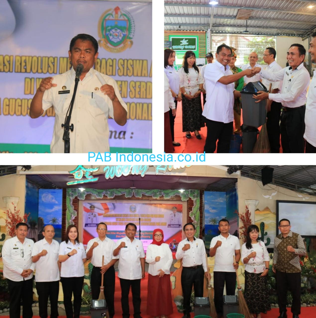 Wabup H Darma Wijaya Hadiri Acara Sosialisasi Revolusi Mental Bagi Siswa/Siswi SMA dan SMK Negeri