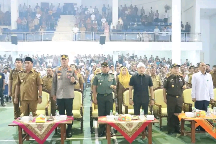 Kapolres Madina Hadiri Deklarasi Damai Pilkades Serentak Tahun 2023