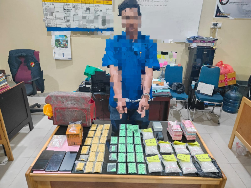 Satuan Reserse Narkoba Polres Dumai Berhasil Kasus Peredaran Narkotika