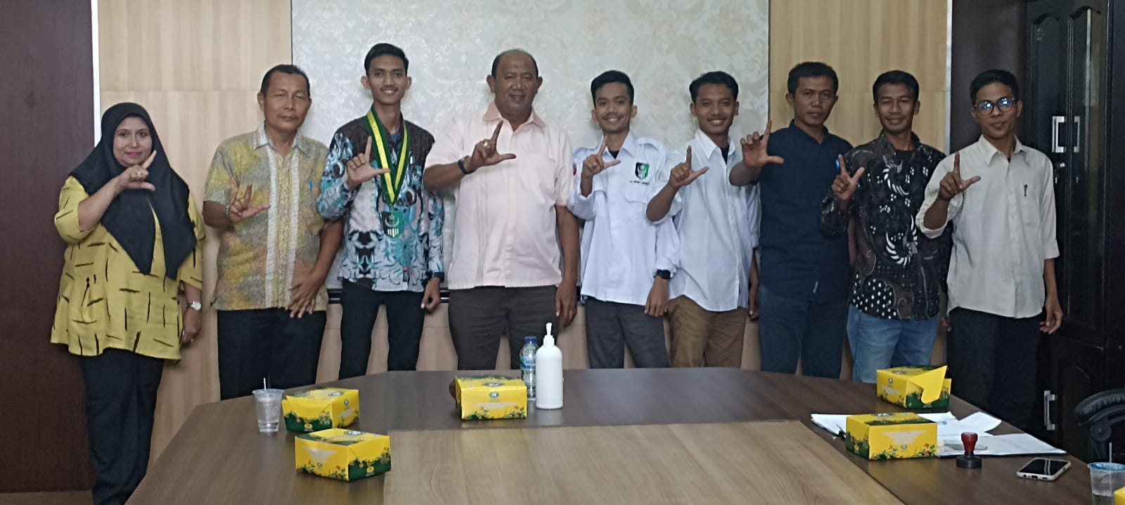 Afandin menerima audiensi Pengurus Cabang SEMMI Langkat