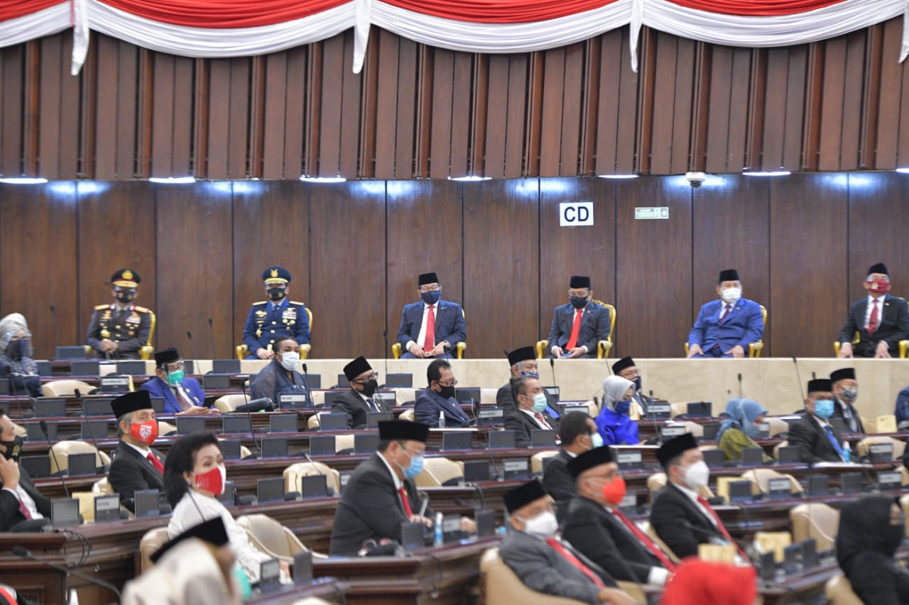 Panglima TNI Hadiri Sidang Tahunan MPR-DPR-DPD RI Tahun 2020