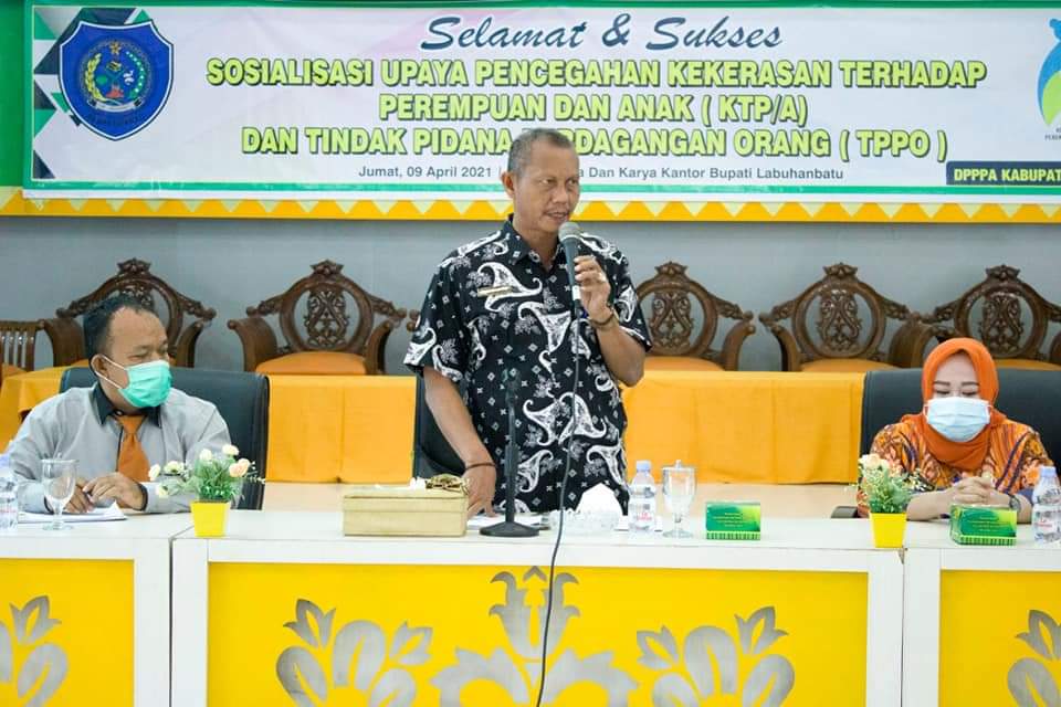 Dinas P3A Labuhanbatu Sosialisasi Tentang Kekerasan Terhadap Perempuan dan Anak