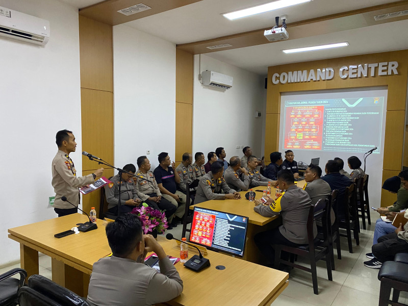 Polres Dumai Gelar Rapat Internal Kesiapan Operasi Mantap Praja Lancang Kuning 2024