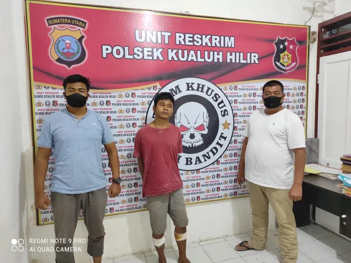 Pencuri Sepeda Motor DPO Berhasil Ditangkap Team Tekab Polsek Kualuh Hilir.