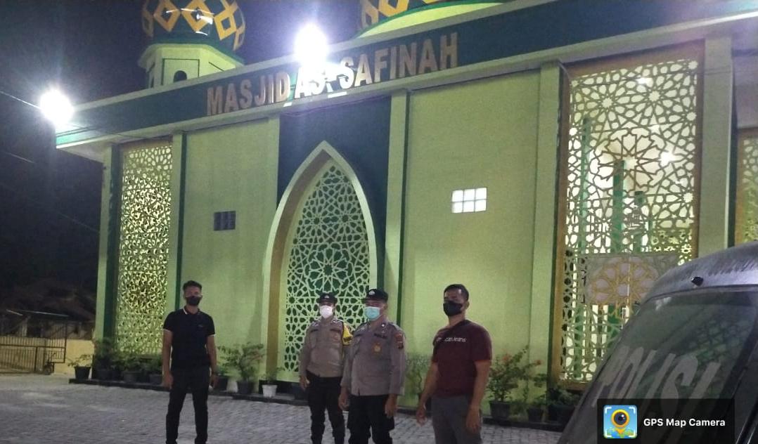 Bulan Suci  Ramadhan 1443 H, Polsek Perbaungan Gelar Patroli Pengamanan Ibadah Shalat Tarawih 