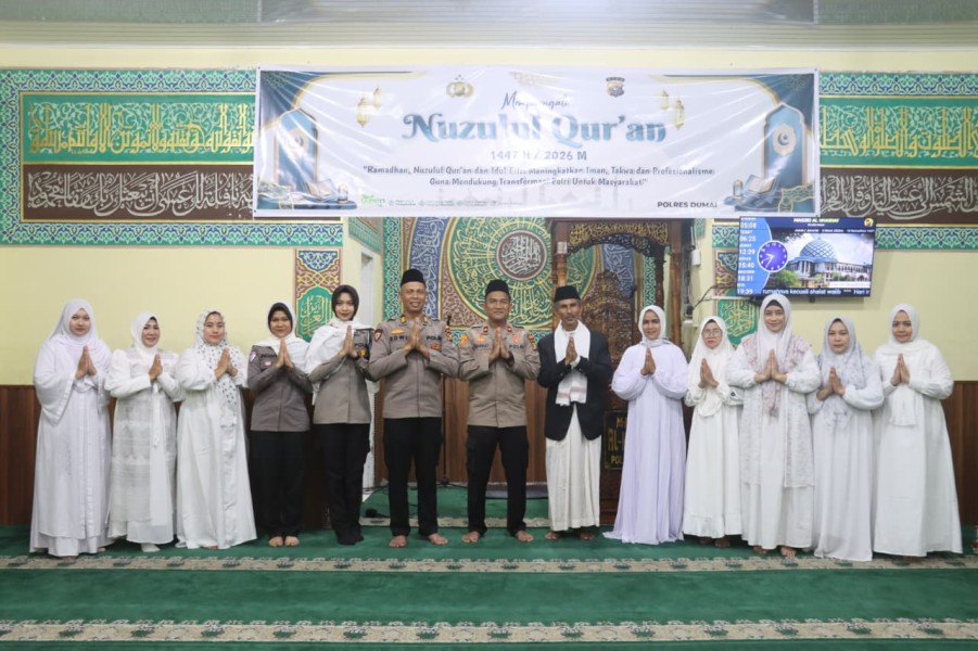 Polres Dumai Memperingati Nuzulul Qur'an 1447 H, Dorong Personil Lebih Religius dan Profesional