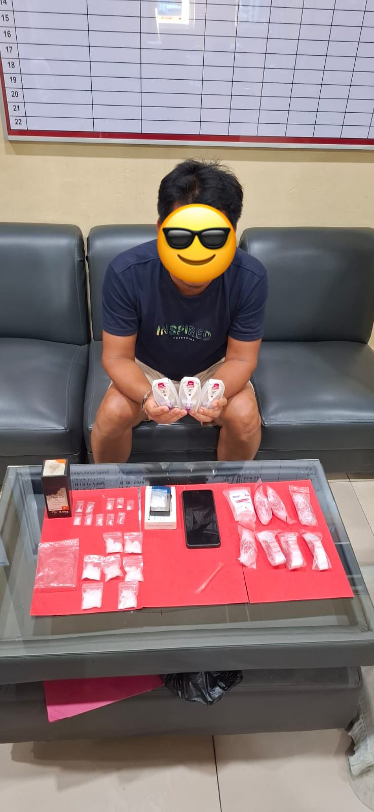 Sembunyikan 18 Paket Sabu Di Bantal Hijau, Suw Tak Berkutik Diciduk Satres Narkoba Polres Dumai