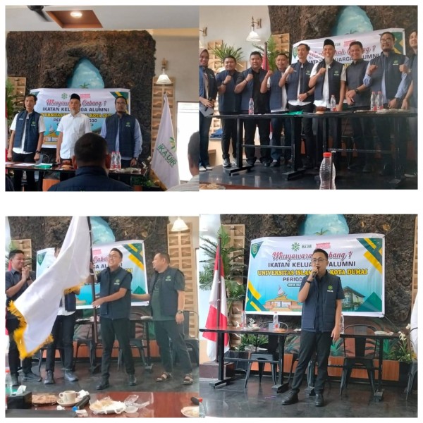 Selamat Terpilih Vincent Moerghasini Yusuf.S.I.Kom Sebagai Ketua DPC  Ikatan Alumni Universitas Islam Riau Kota Dumai Periode 2025 -2030