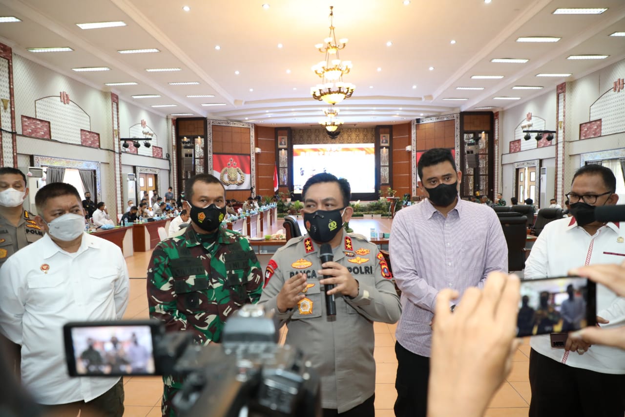 PPKM Darurat Di Kota Medan, Kapoldasu: Saatnya Bergandengan Tangan Hadapi Pandemi