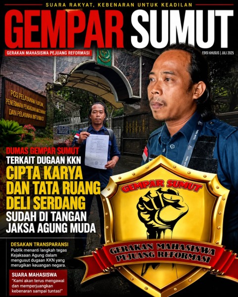 Dumas Dugaan KKN Cipta Karya dan Tata Ruang Deli Serdang Resmi Masuk ke Jampidsus, Publik Tunggu Kejelasan