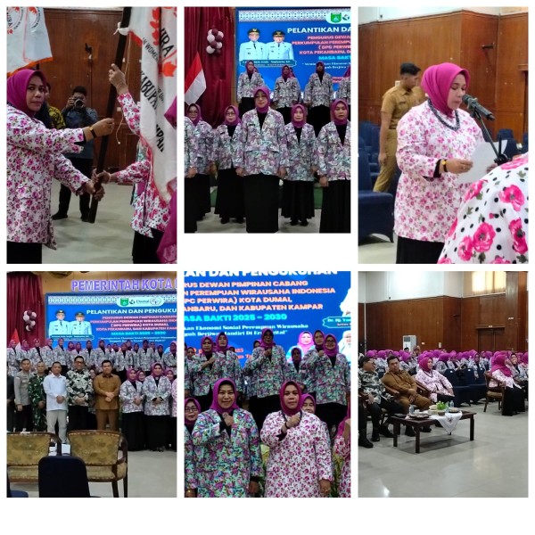 Pelantikan DPC Perwira Kota Dumai, Pekanbaru, Kampar: Tujuannya, Jadikan Perempuan Wirausaha Pilar Ekonomi Sosial Tangguh di Era Digital