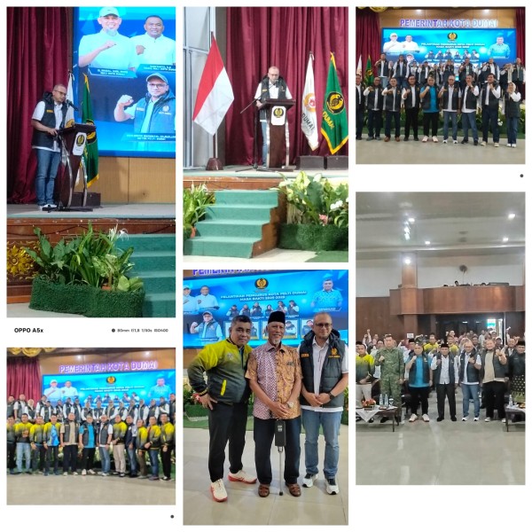 PELTI Dumai Resmi Dilantik Muhammad Mufarizal ST.,M,.IP,.IAP. Ketua Pengurus Periode 2025-2029