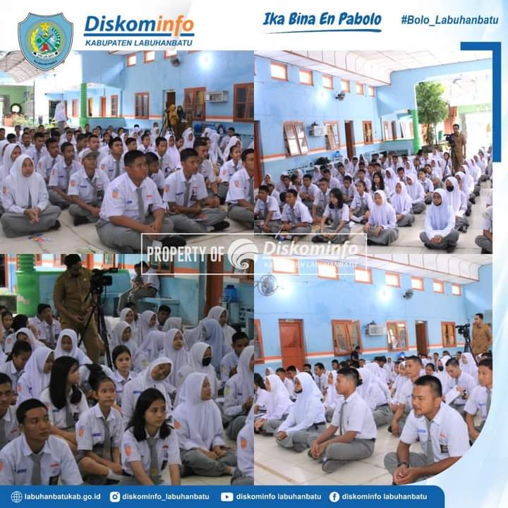 Kepala Dinas Komunikasi dan Informasi Labuhanbatu jadi Guru Tamu di SMK.Negeri I Rantau Utara