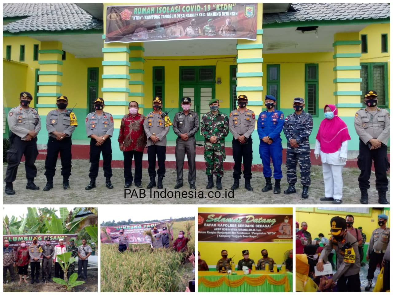 Kapolres Sergai Bina Kampung Tanggu Desa Nagur