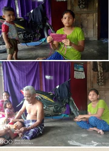 Di tengah Dampak COVID-19, Pasutri Miskin Desa Pematang Kuala Tak Tersentuh  Bantuan