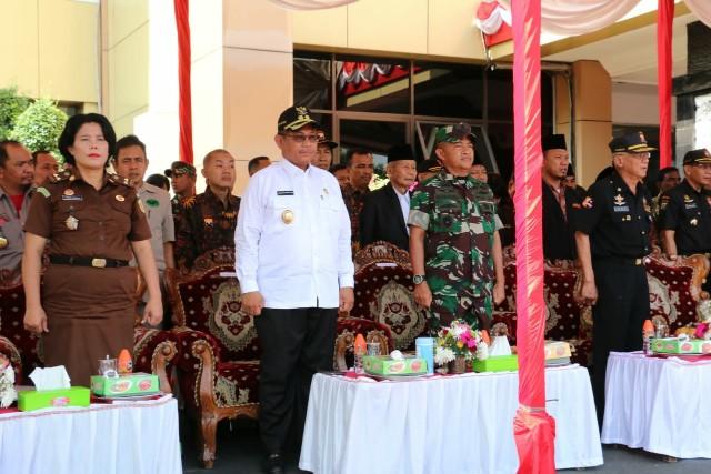 Akhyar Nasution Hadiri Apel Akbar Central Komunikasi Mitra Polri Sumatera Utara