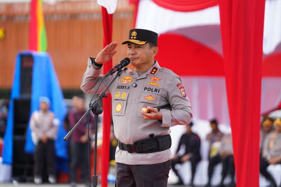 Kapolda Riau Luncurkan Green Satkamling
