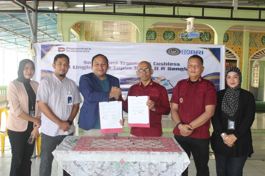 Lapas Bengkalis Gandeng BRI Wujudkan Layanan Cashless, Tinggalkan Transaksi Tunai di Dalam Lapas