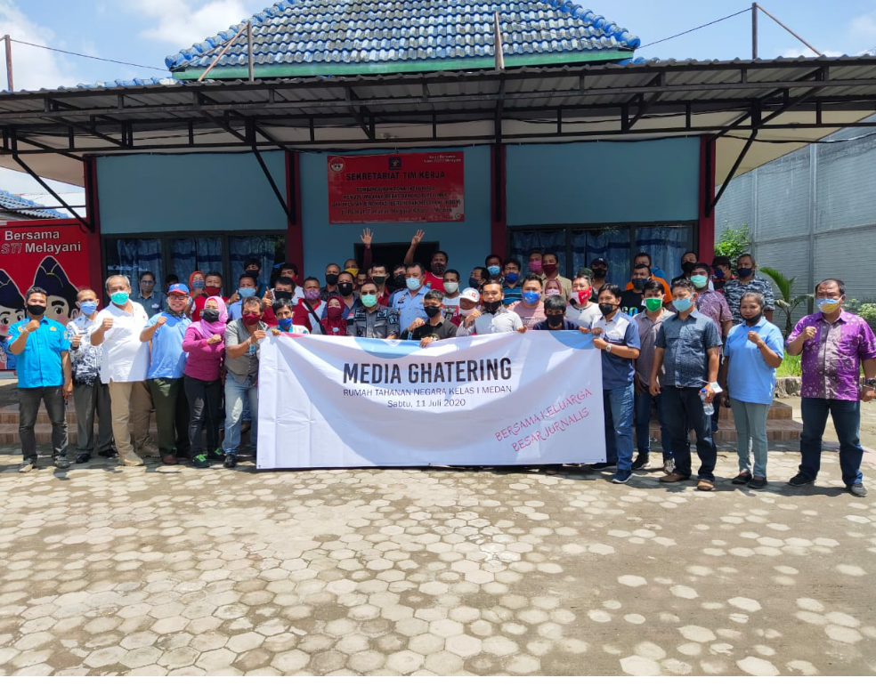 Jalin Sinergisitas Informasi, Kepala Rutan Klas I Tanjung Gusta Medan Adakan Media Gathering