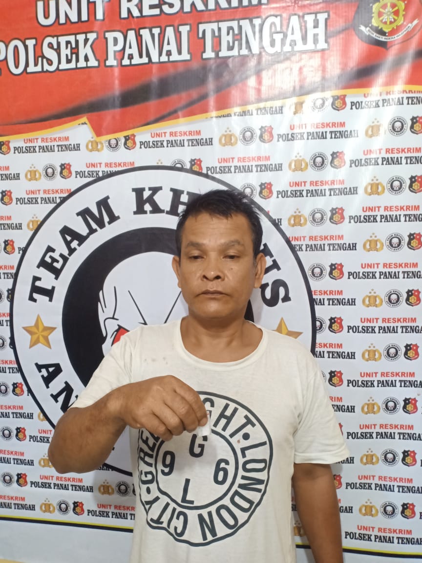 Polsek Panai Tengah tangkap KS alias Odan tersangka pelaku tindak pidana penyalah gunaan narkotika