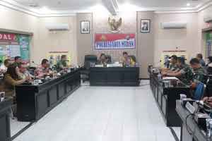 Rapat Koordinasi Persiapan Pengamanan Pelaksanaan MTQ Tingkat Nasional ke XXVII di Polrestabes Medan