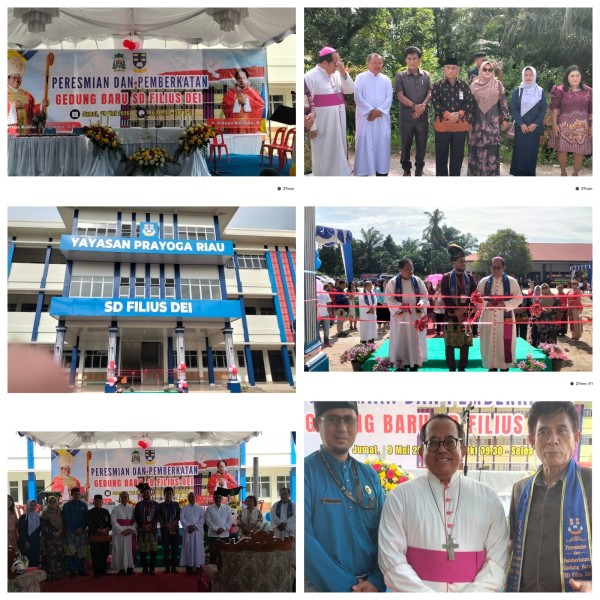 Gedung Baru SDS Filius Dei Diresmikan, Dibangun Mandiri Tanpa Bantuan Pemerintah