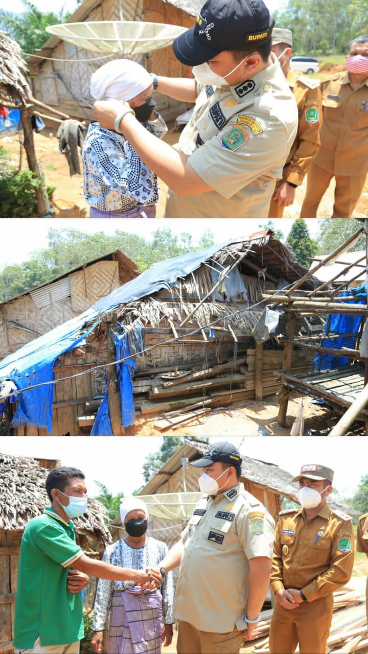 Program bedah rumah Masyarakat terus dilanjutkan Bupati Labura