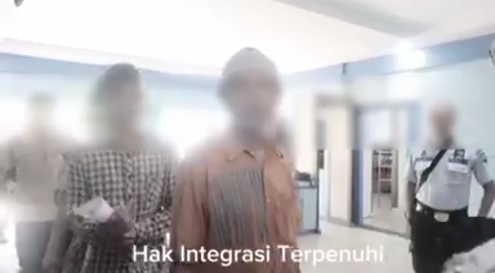 Dapat Hak Integrasi, 26 Warga Binaan Rutan Kelas 1 Medan Dikembalikan Kekeluarganya
