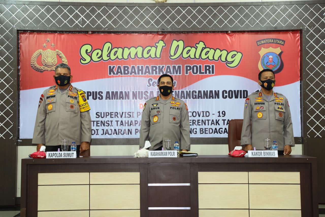 Resmikan Gudang Sayur Kamtibmas di Medan, Kabaharkam Polri Serukan Persatuan di Tengah Pandemi
