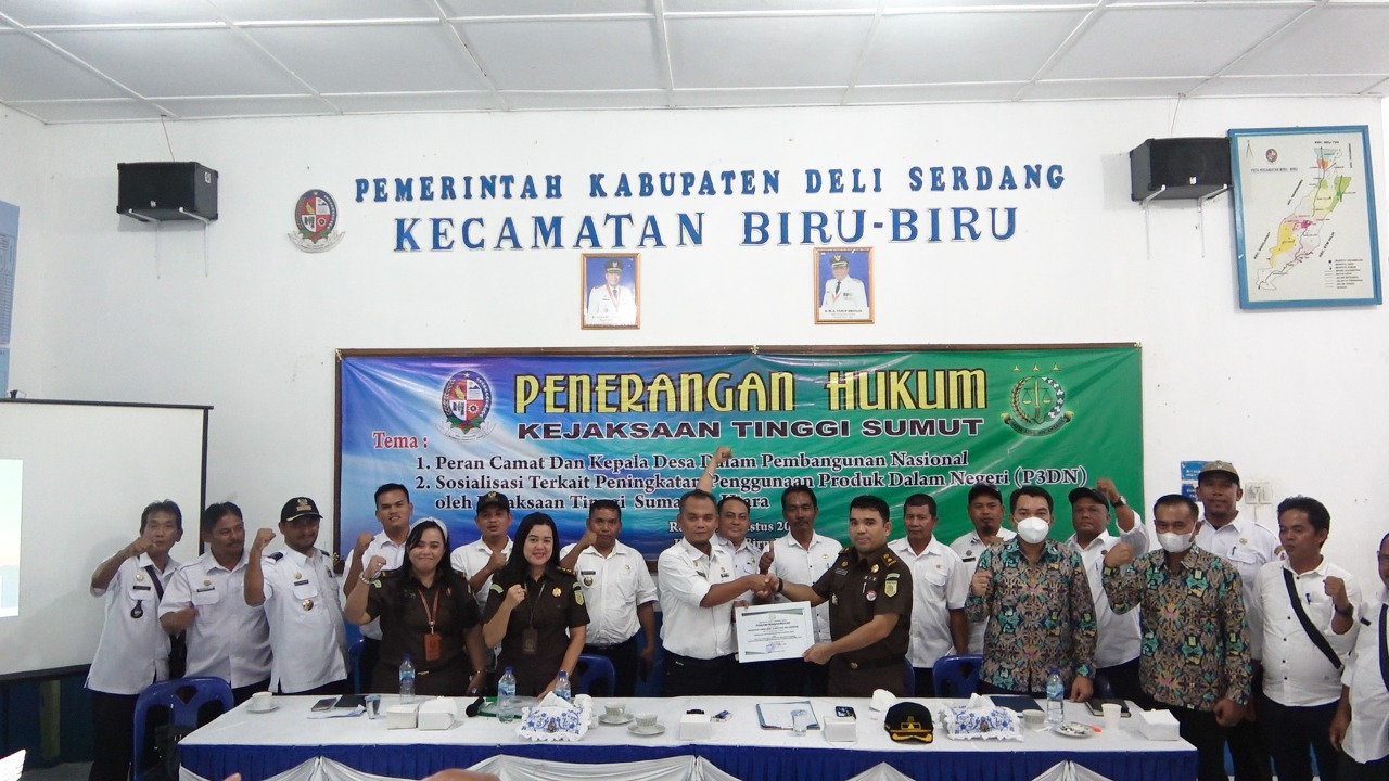 Kejatisu Sosialisasikan Peran Camat dan Kepala Desa