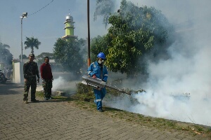 Lantamal  I Laksanakan Fogging Antisipasi Penyakit  DBD