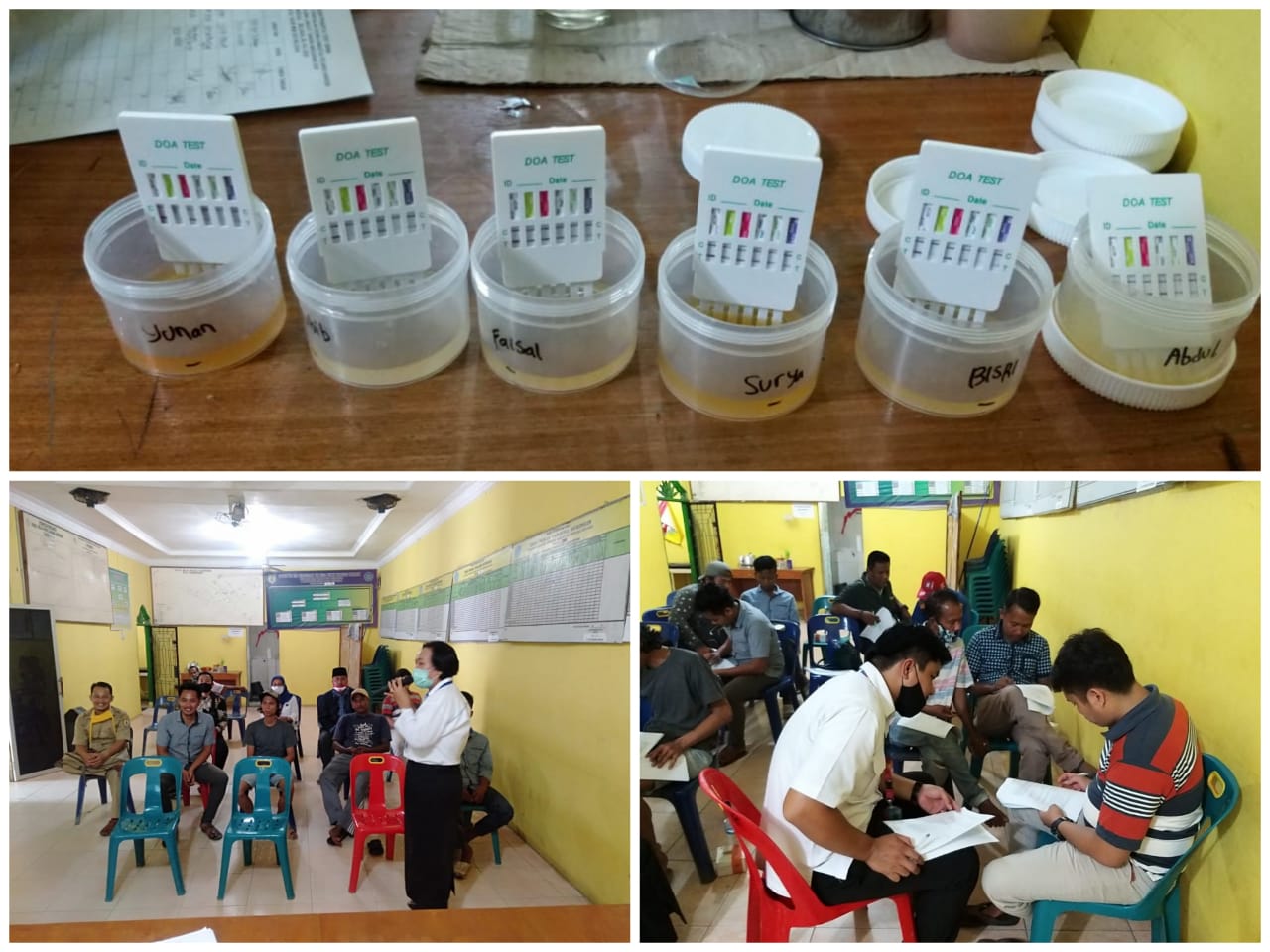 BNNK Sergai Giat Pascarehabilitasi Pecandu Narkoba Desa Pekan Tanjung Beringin
