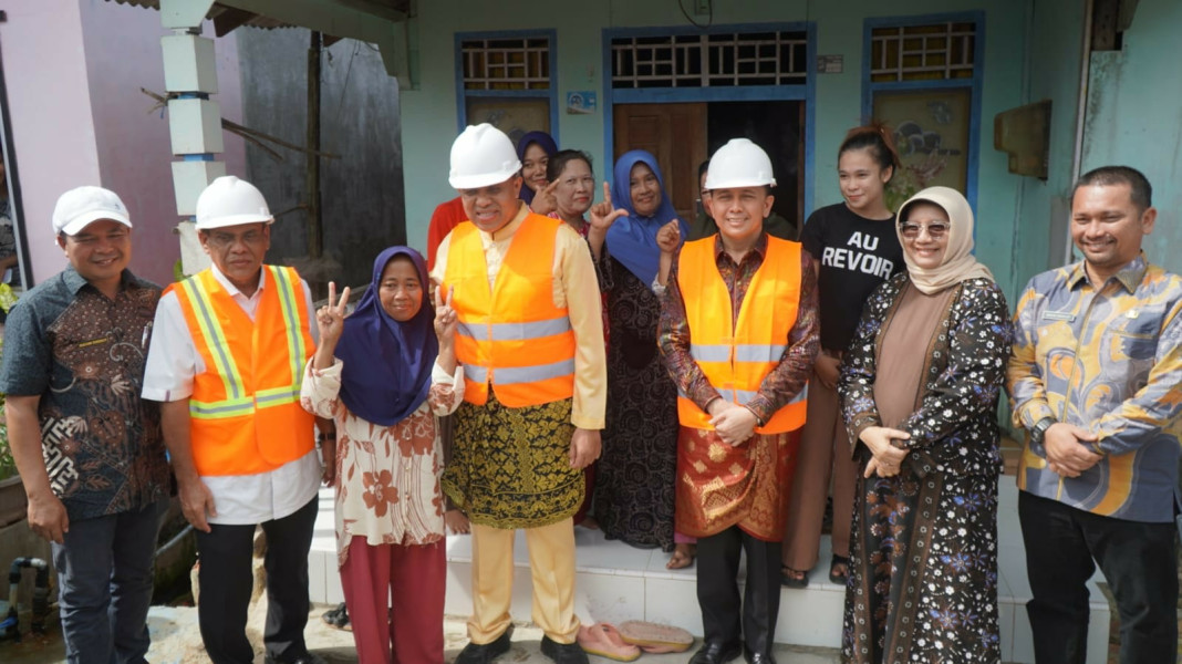 Pemprovsu Beri Bantuan RLTH 50 Unit, Pj Bupati Langkat Faisal Hasrimy Apresiasi