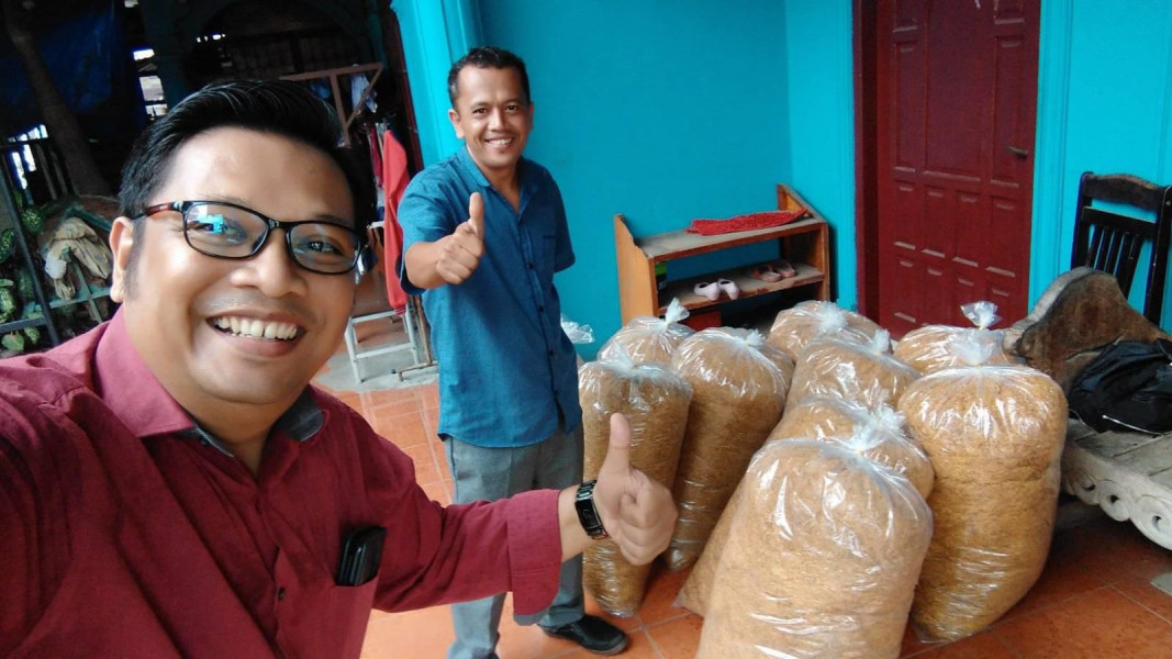 Petani Talas Beneng Di Dusun Trutung Bulung Kecamatan Stttu Jehe Sudah Mulai Mengirim Keluar daerah