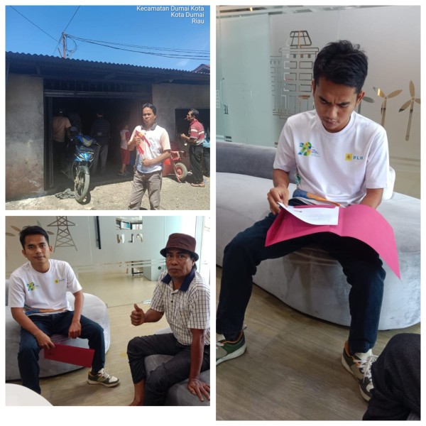 Tiang Listrik Berdiri 19 Tahun di Dalam Pekarangan, Rasyid Resmi Layangkan Surat Keberatan ke PLN Dumai